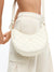 Quilted Crossbody Purse - Bone Image 0