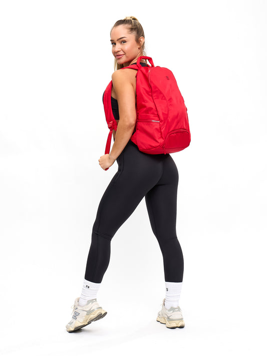 Game Changer Backpack - Lipstick Red