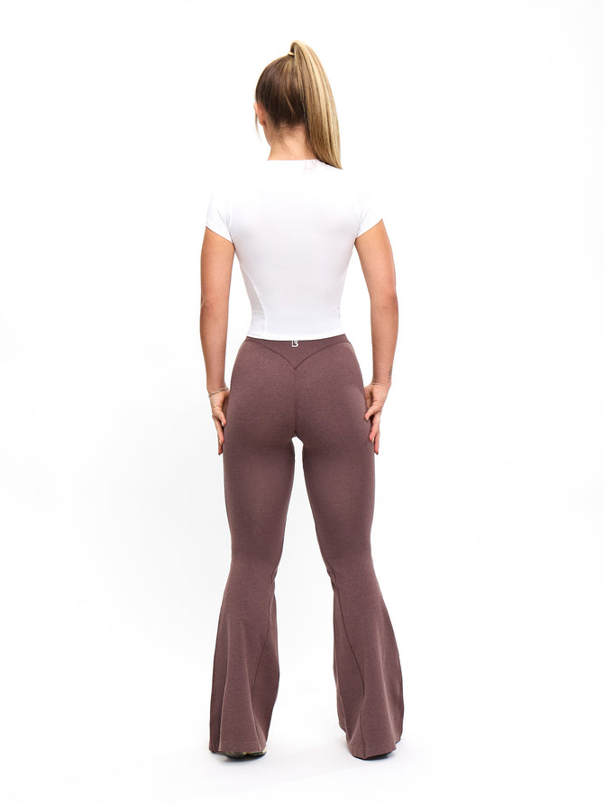 Seamless Flare Legging - Mocha Berry Image 1