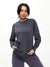 Drape Long Sleeve Tee - Blue Steel Image 2