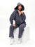 Plush Fleece Zip Hoodie - Blue Steel Image 0