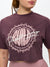 Build Crop Tee - Smoked Cherry Image 2