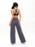 Plush Fleece Straight Leg Sweat Pant - Blue Steel Image 3