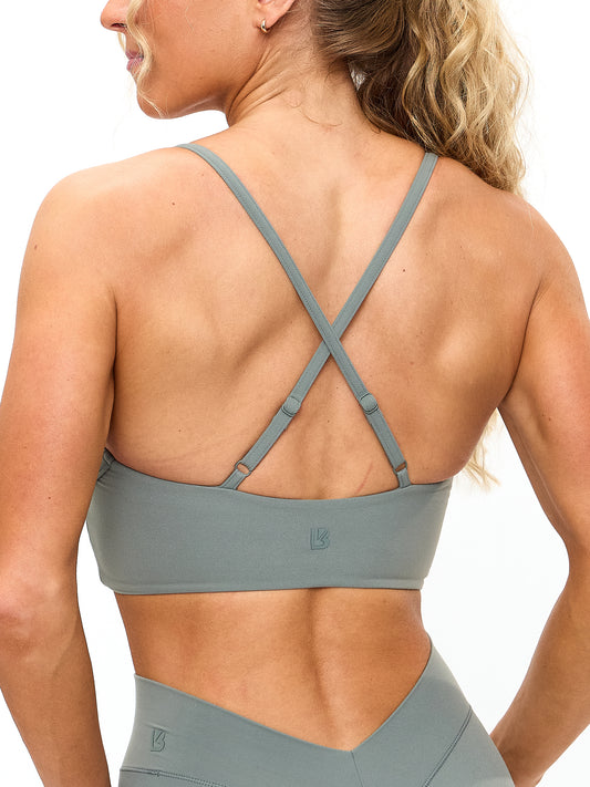 Poshknit Sports Bra - Frosted Sage