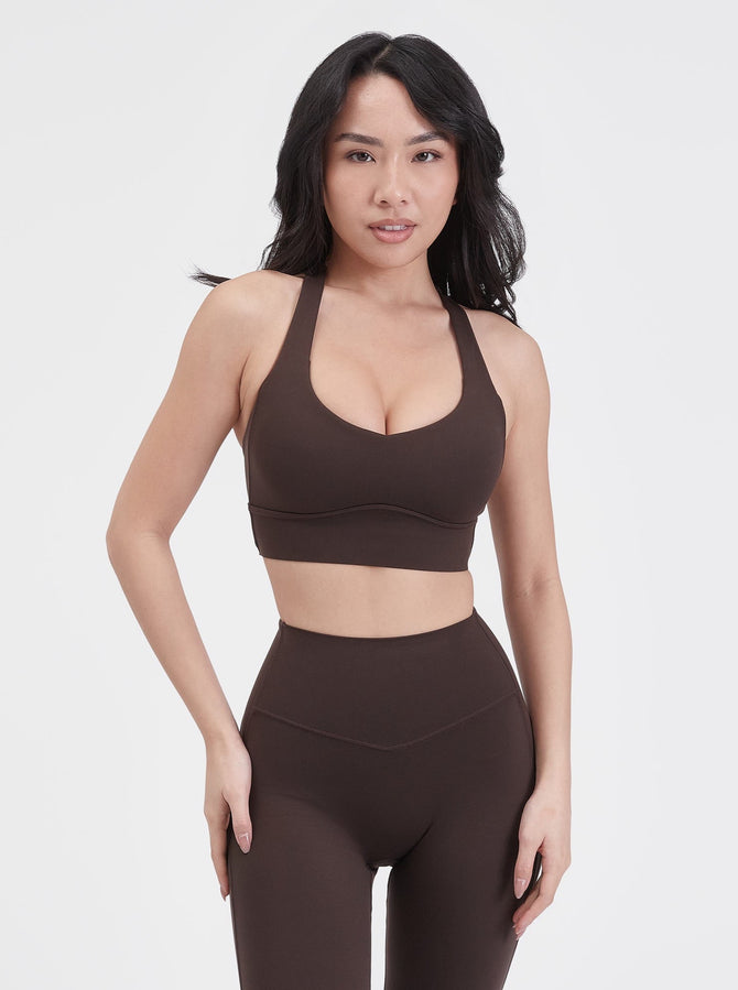 Collagen Sports Bra - Cold Brew Image 2