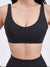 Airbrush Sports Bra - Onyx Black Image 5