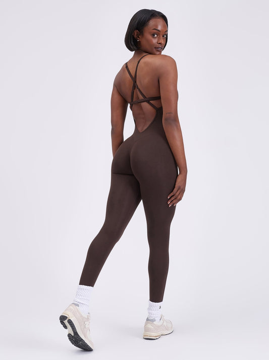 Corset Bodysuit - Cold Brew