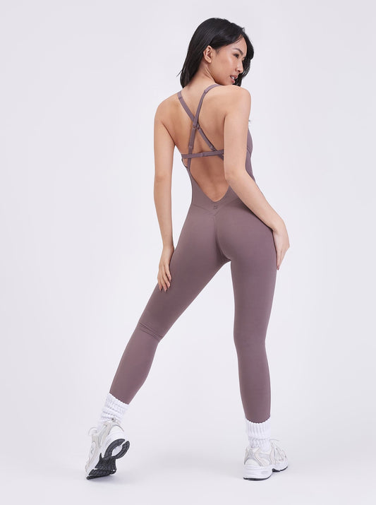 Corset Bodysuit - Mocha Berry