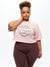 Lifting Club Crop Tee - Strawberry Milk Image 0