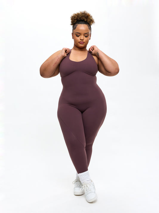 Shape Shifter Bodysuit - Smoked Cherry