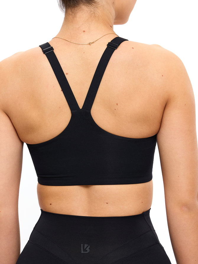 Every Day Airbrush Sports Bra - Onyx Black Image 3