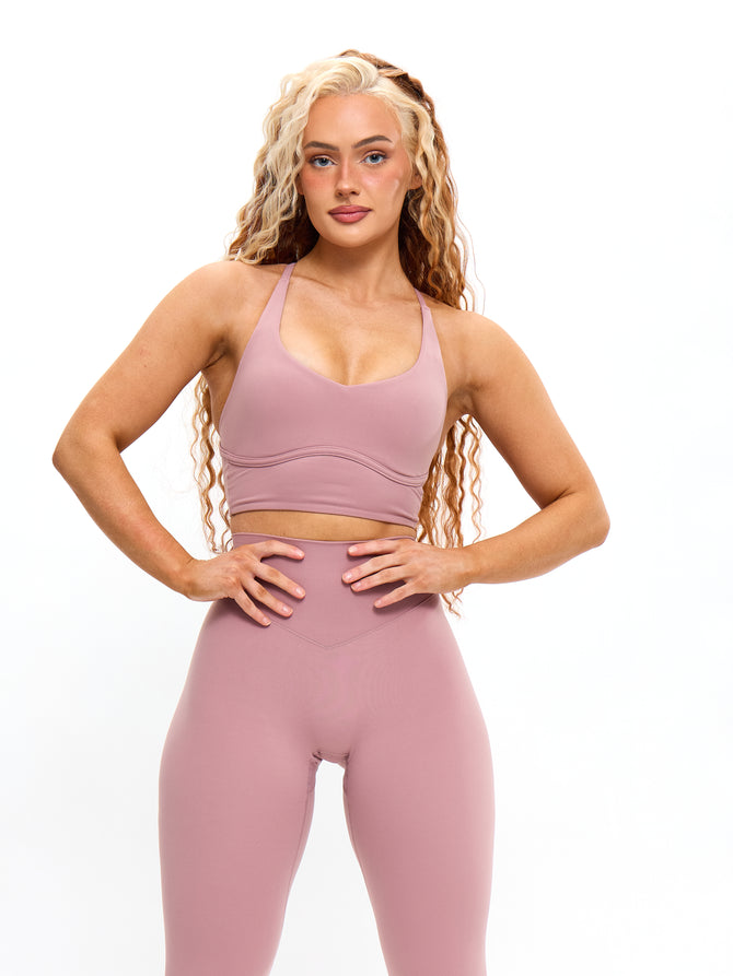 Poshknit Sports Bra - Rose Water Image 1