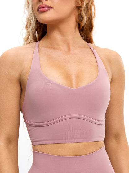 Poshknit Sports Bra - Rose Water