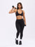 Girlfriend Reversible Sports Bra - Onyx Black and White Image 4