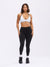 Girlfriend Reversible Sports Bra - Onyx Black and White Image 7