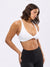 Glow Sports Bra - White Image 5