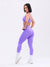 Airbrush Laser Cut Legging - Party Purple Image 1