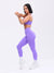 Airbrush Laser Cut Legging - Party Purple Image 3