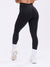 Airbrush Laser Cut Legging - Onyx Black Image 5