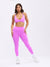 Girlfriend Reversible Sports Bra - Party Purple and Pop Rocks Image 6