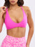 Girlfriend Reversible Sports Bra - Candy Crush and Pink Fashun Print Image 2