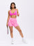 Girlfriend Reversible Sports Bra - Candy Crush and Pink Fashun Print Image 6