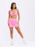 Girlfriend Reversible Sports Bra - Candy Crush and Pink Fashun Print Image 7