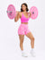 Reversible Nubre Crop - Candy Crush and Pink Fashun Print Image 1