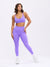 Airbrush Laser Sports Bra - Party Purple Image 1