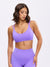 Airbrush Laser Sports Bra - Party Purple Image 3