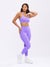 Airbrush Laser BTC Sports Bra - Party Purple Image 4