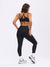 Airbrush Laser Sports Bra - Onyx Black Image 4