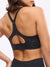 Airbrush Laser BTC Sports Bra - Onyx Black Image 1