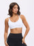 Airbrush Laser Sports Bra - White Image 0