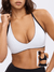 Girlfriend Reversible Sports Bra - Onyx Black and White Image 0