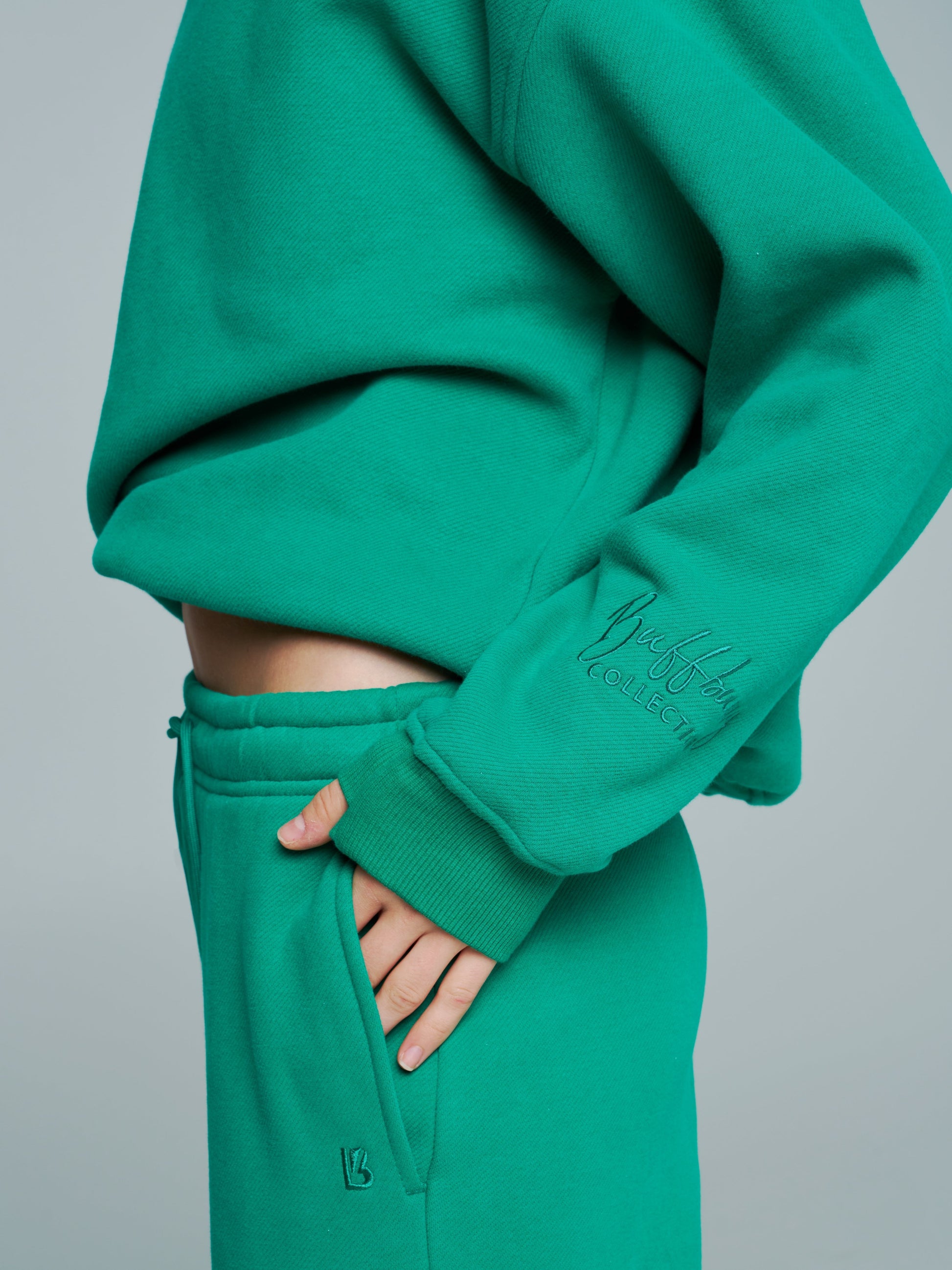 Plush Fleece Crew Pullover - Lucky Charm