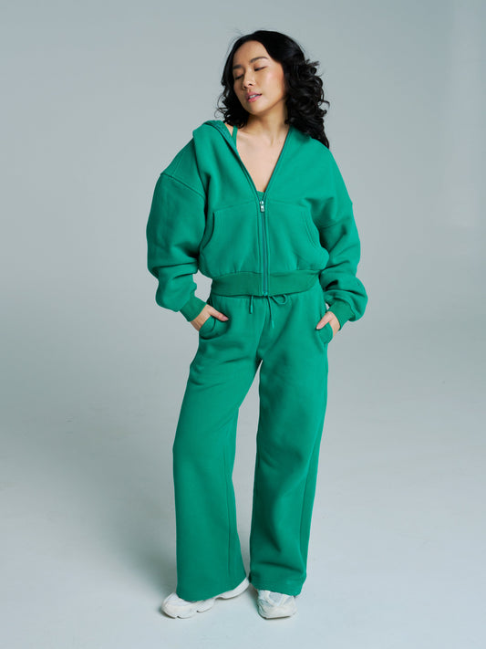 Plush Fleece Straight Leg Sweat Pant - Lucky Charm