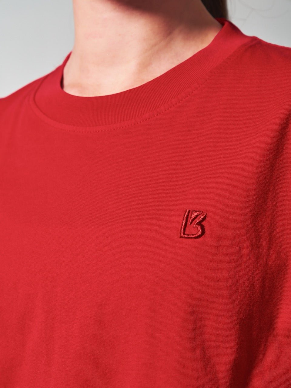Essential Short Sleeve Tee - Lipstick Red