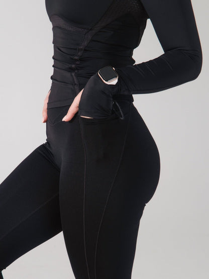 Storm Hip Top - Onyx Black