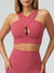 Harmony Halter Sports Bra - Terracotta Image 0