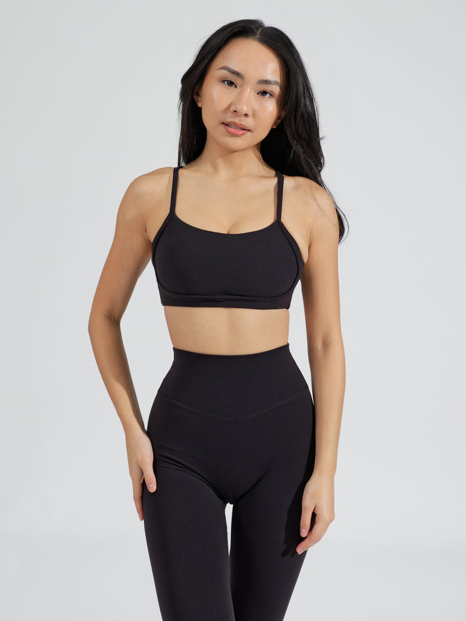 Seductress Sports Bra - Onyx Black Image 7