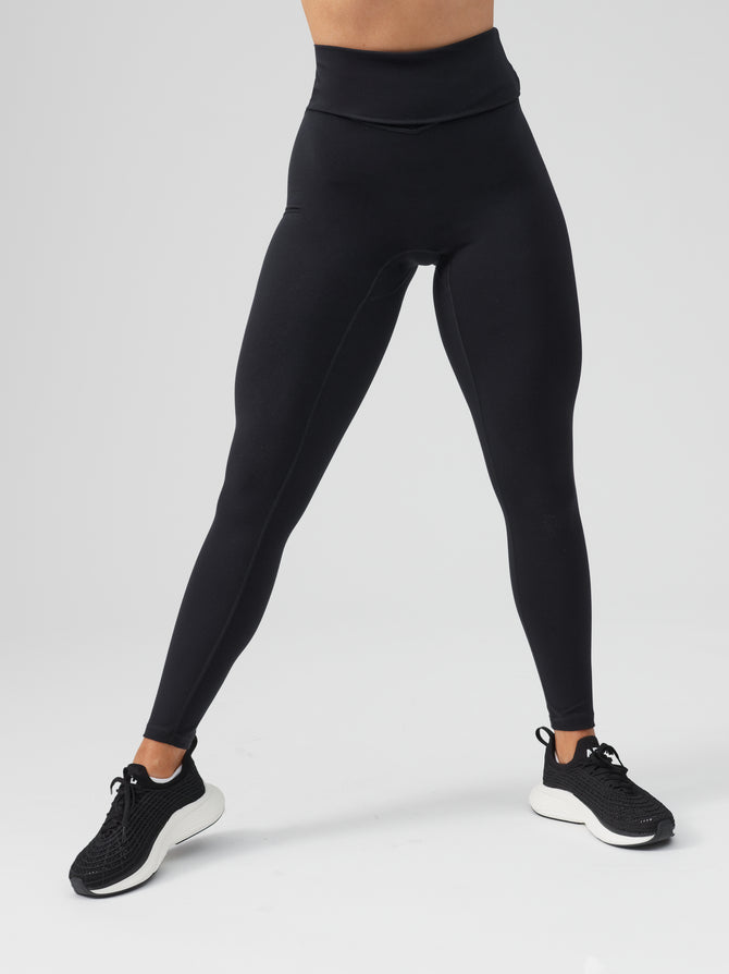 Energy Foldover Legging - Onyx Black Image 3