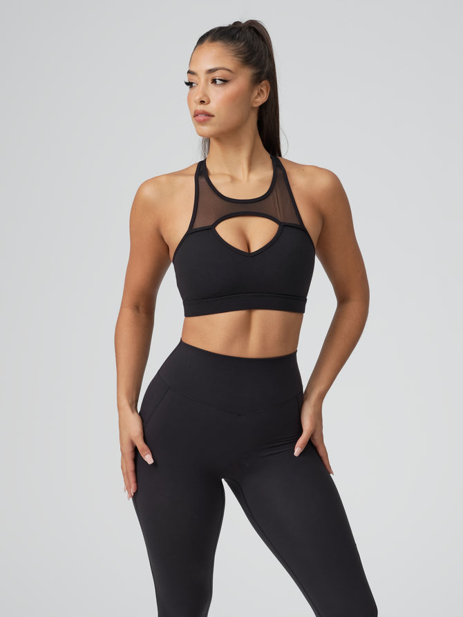 Ambrosia Sports Bra - Onyx Black Image 3