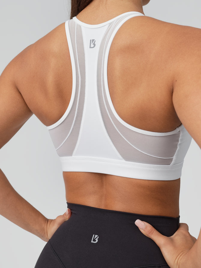 Ambrosia Sports Bra - White Image 3