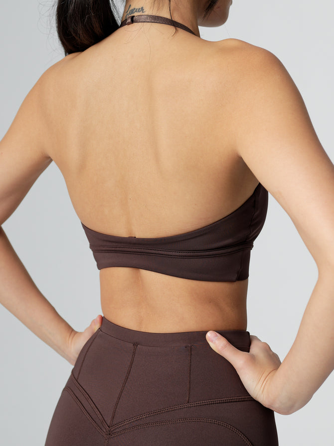 Sultry Sports Bra - Journey Dark Brown Image 1