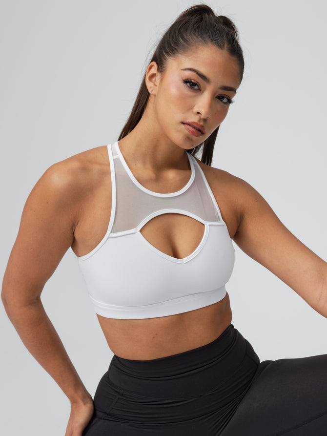 Ambrosia Sports Bra - White Image 5