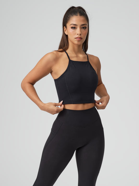 Ivy Crop - Onyx Black