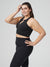 Courtside Zip Crop - Onyx Black Image 1