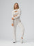 Luxe Bolero Hoodie - Eggshell Image 2