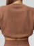 Luxe Long Sleeve Crop - Cocoa Image 3